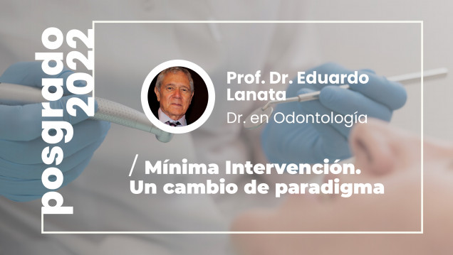 imagen El Dr. Eduardo Lanata será dictante de un curso sobre Operatoria Dental y presentará su último libro