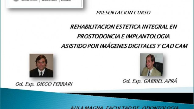 imagen Presentación de curso "Rehabilitación estética integral"