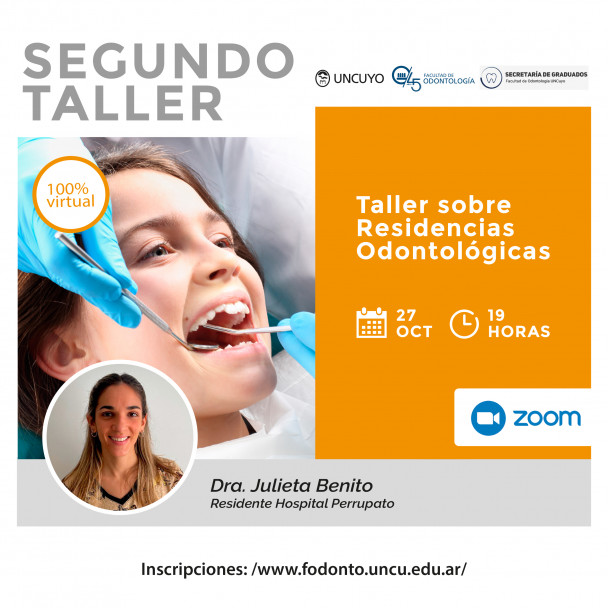 imagen ¡El segundo taller sobre Residencias Odontológicas, se acerca a la FO!