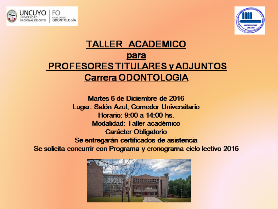 imagen TALLER ACADÉMICO para Profesores 