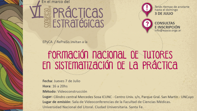 imagen Jornada de Formación Nacional de Tutores en Sistematización de la Práctica