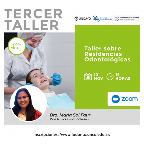 imagen ¡Se aproxima el Tercer Taller sobre Residencias Odontológicas!