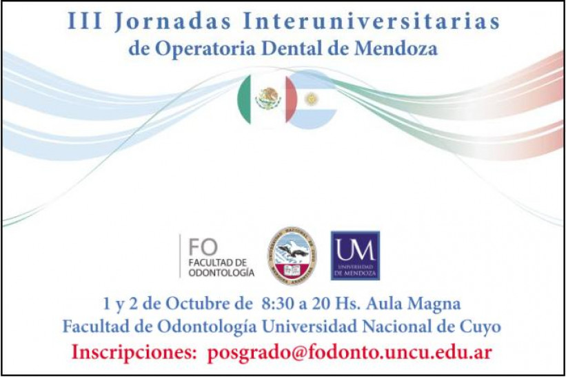 imagen III Jornadas Interuniversitarias de Operatoria Dental de Mendoza