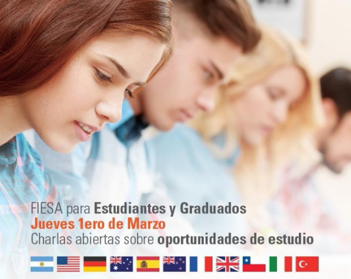 imagen Charlas sobre oportunidades internacionales para estudiantes y egresados.