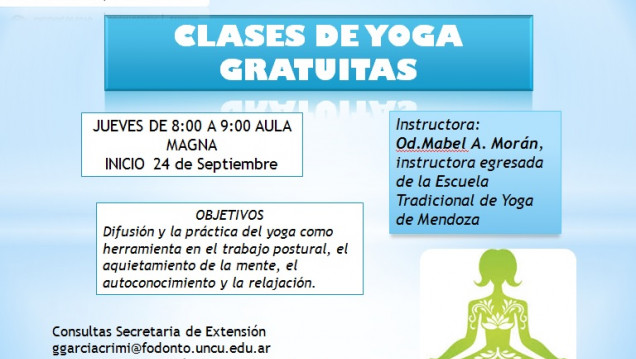 imagen Clases gratuitas de YOGA 